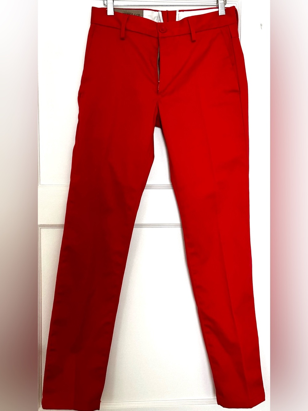 Levi's Men's Bright Red Chinos Gold Tab Pants